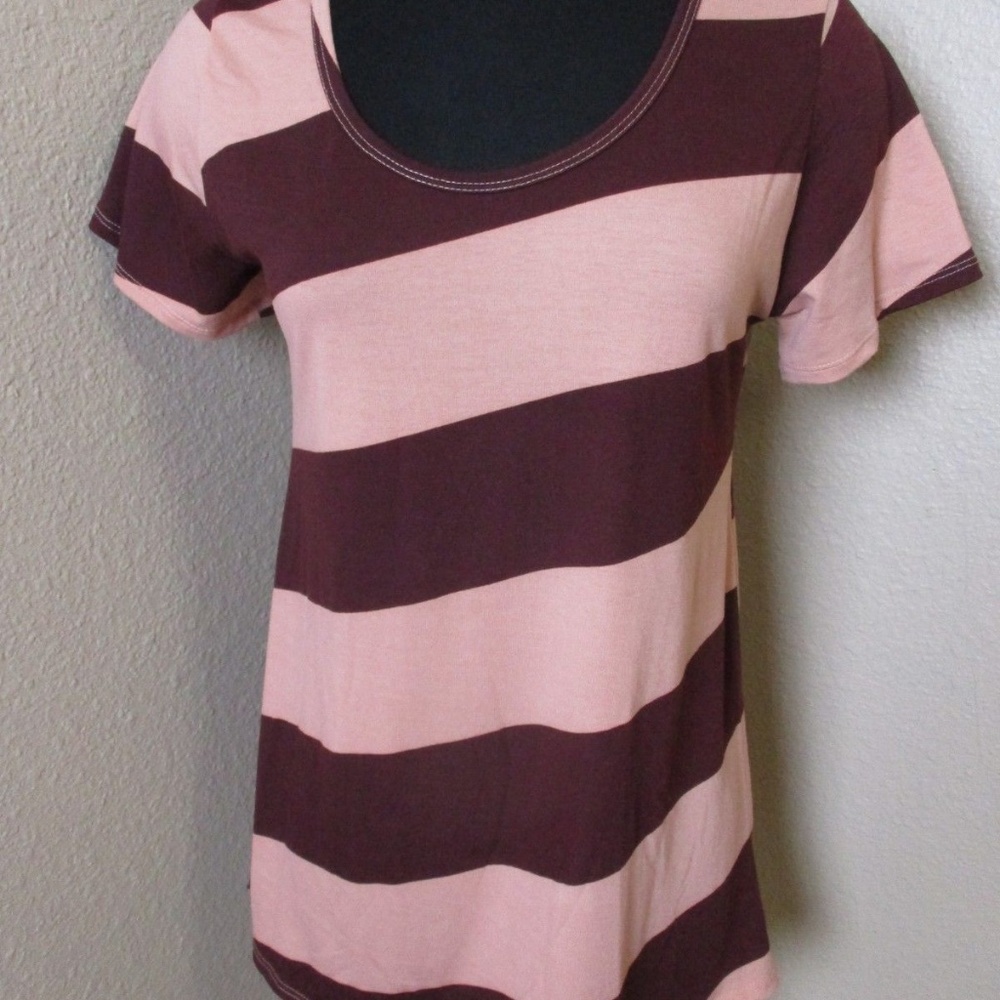 Lularoe Classic T Striped Top Size Small